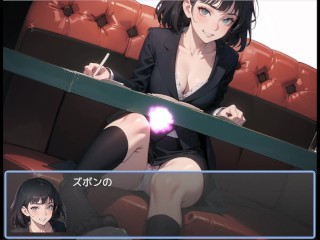 【#10 エロマゾRPG ～悪の組織のドスケベ戦闘員のエッチなセックスに主人公が敗北して射精～ 実況（体験版）】仕事中の巨乳OLの足コキで射精。 .. 【逆転RPG同人誌】エロゲーム