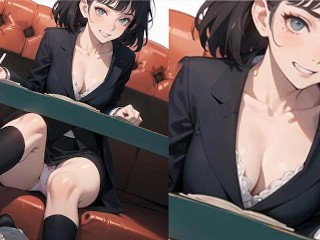 【#10 エロマゾRPG ～悪の組織のドスケベ戦闘員のエッチなセックスに主人公が敗北して射精～ 実況（体験版）】仕事中の巨乳OLの足コキで射精。 .. 【逆転RPG同人誌】エロゲーム