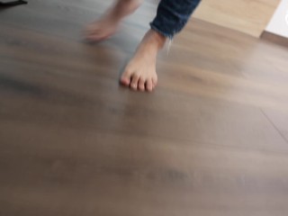 Megan's long toes and sexy feet compilation (czech feet, foot model, sexy soles, foot goddess, toes)