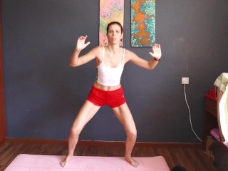 My dumbbells training after I recovered from flu.