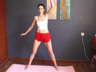 My dumbbells training after I recovered from flu.