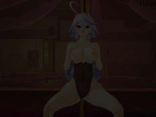 Hentai Furina Pole Dance MMD Genshin Impact Uncensored