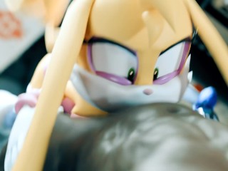 Grab her ears and facefuck rough her bunny throat! (Bunnie Rabbot From Sonic Series) | Merengue Z