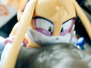 Grab her ears and facefuck rough her bunny throat! (Bunnie Rabbot From Sonic Series) | Merengue Z