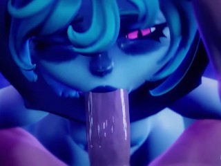 YORDLE VEX DRINKS ALL YOUR THICK AND WARM CUM | Merengue Z