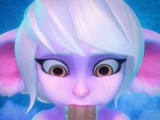 PUMPING YOUR BALLS INTO YORDLE TRISTANA'S THROAT | Merengue Z