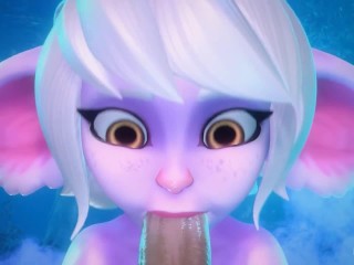 PUMPING YOUR BALLS INTO YORDLE TRISTANA'S THROAT | Merengue Z