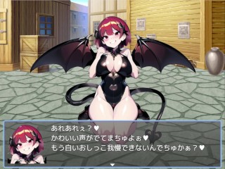 【#02 エロマゾRPG〜サキュバス達のえっちな色仕掛けに堕ちる勇者 実況】爆乳サキュバスにパイズリやフェラで射精させられ・・ hentai game