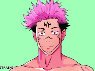 Sukuna naked - Jujutsu Kaisen uncensored hentai