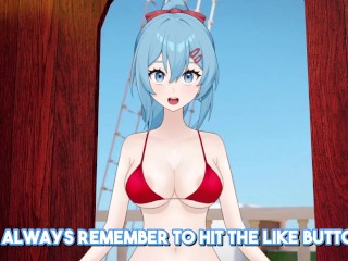 Vtuber Porn React! Luffy waking up Nami