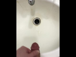 Huge cumshot from edging after 2 hours