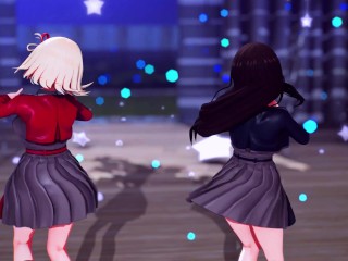 【MMD Lycoris Recoil 4k/60fps】《Chisato(錦木 千束) Takina(井ノ上 たきな)》~《愛包ダンスホールHeart Pie Dancehall HIMEHINA》