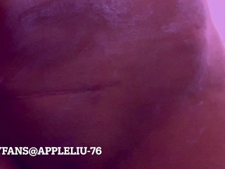 asian milf shoot cum in tanning booth OnlyFans @ Appleliu-76