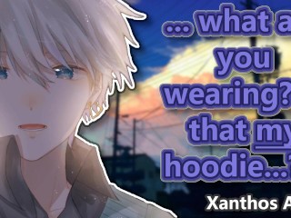 Boyfriend catches you stealing his hoodie😲(ASMR)(Playful banter)(Cuddles)(Kissing)(Cute)(Sweet)