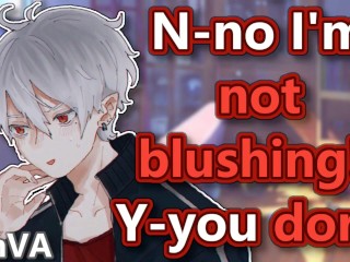 Teasing your Hot Tsundere Bully😳(ASMR M4F)(Cuddles)(Flustered)(Drinking)(Spicy)