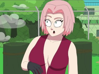 Tsunade Fuck Sakura After Training |Futa No Jutsu|