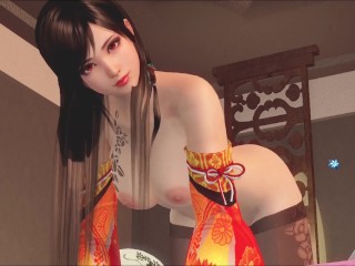 Dead or Alive Xtreme Venus Vacation Tsukushi and Kokoro New Years Outfit Nude Mod Fanservice