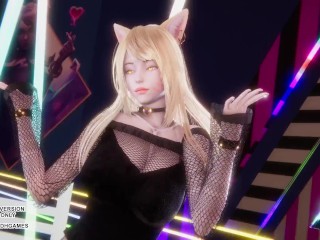 [MMD] Sistar - Touch my body Ahri Sexy Kpop Dance League of Legends Uncensored Hentai 4K 60FPS