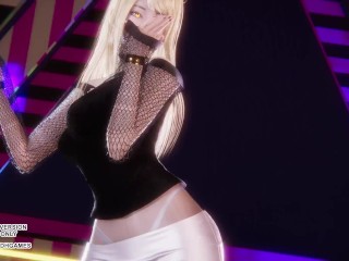 [MMD] Sistar - Touch my body Ahri Sexy Kpop Dance League of Legends Uncensored Hentai 4K 60FPS