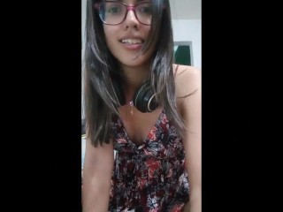 Fingering while the food is in the oven