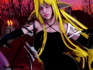 [MMD]CHUNG HA - Snapping (Gwen/Ahri/Xayah/Soraka) [Clothed ver.] League of Legends