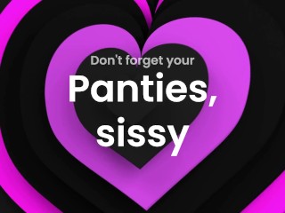 Sissies wear panties for FemDom Mistress