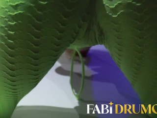 Milf levou o personal trainer para o motel e ensinou treinar! - Fabi Drumond