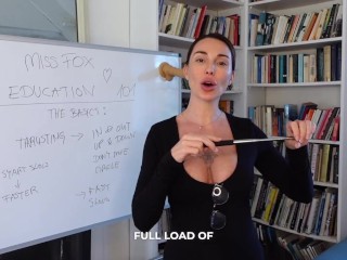 “HOW TO FUCK” - Real Sex Lesson with Miss Fox 👩‍🏫