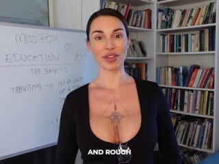 “HOW TO FUCK” - Real Sex Lesson with Miss Fox 👩‍🏫