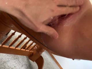 Pumping Piss in my pussy + i Pee on his dick Multiple Times creampie Squirting