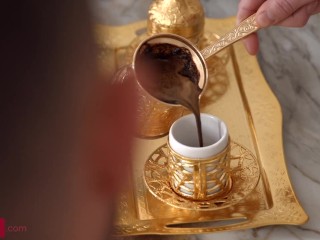 Sofa Weber - Turkish coffee and anal in the kitchen