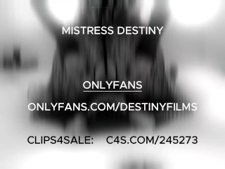 DestinyFilms - I'll cruch your skinny chest with my huge ass