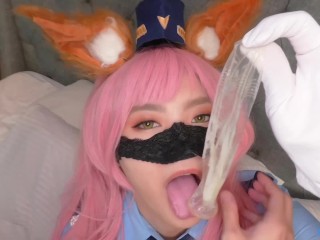 FGO police Tamamo cosplay sex and blowjob -Preview-