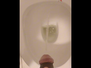 Asian Boy Peeing In The Bathroom