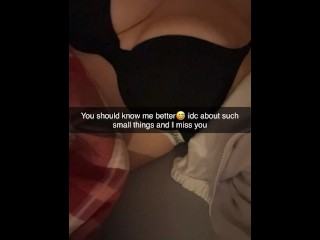 Sharing a bed with my ex ends in cheating on snapchat