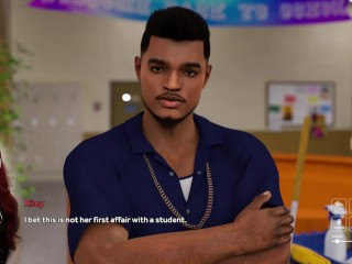 Steps of Debauchery # 10 (No Panties Under the Desk)