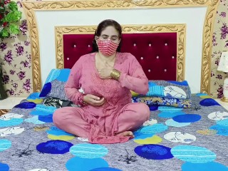 Very Hot Punjabi Bhabhi Best Riding On Huge Dildo With Dirty Hindi Talking