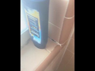 Jerking Off My Soapy Cock In The Shower