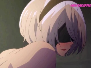 2B is one Horny Android • Nier Automata • UNCENSORED HENTAI