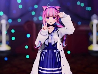 【MMD Hololive 4k/60fps】《Minato Aqua (湊あくあ)》~《ゆるして猫!! ‪‪♡ iyan D1KE × 429 ♡(prod.k4nji)》