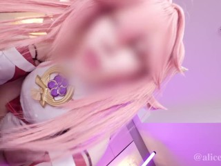 ❤️【aliceholic13】GenshinImpact Yae Miko Cosplaying raw sex video.