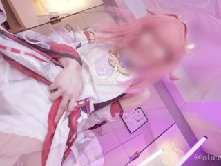 ❤️【aliceholic13】GenshinImpact Yae Miko Cosplaying raw sex video.