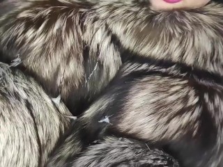 Promo: Trying on fur coats with a guy and fuck