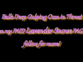 EGYPTIAN GODDESS CLEOPATRA EXTREME FACEFUCK! BALL SUCKING LIPSTICK CUM IN THROAT