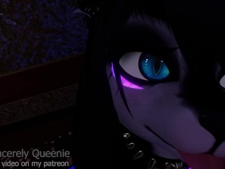 Mouse Girlfriend fucks your throat and cuddles you afterwards - ASMR - Yiff - Futanari - POV