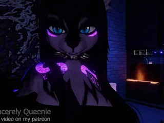 Mouse Girlfriend fucks your throat and cuddles you afterwards - ASMR - Yiff - Futanari - POV