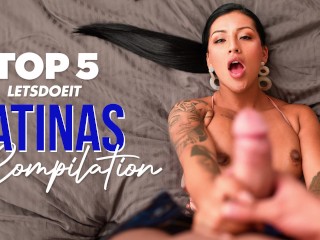 TOP 5 LATINAS COMPILATION! INCREDIBLE BABES SHOW OFF THEIR CURVES - LETSDOEIT