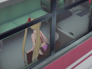 Airi Akizuki Fucking hard on the bus | 2 | Oni chichi | Full On Patreon: Fantasyking3