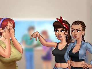 Summertime Saga Reworked - 5 In The School Toilets by MissKitty2K