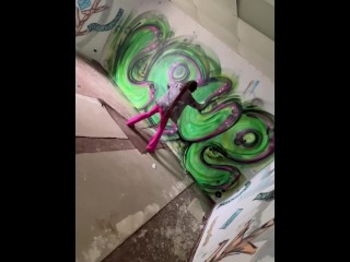 I get Face Fucked by a Graffiti Artist in puplic